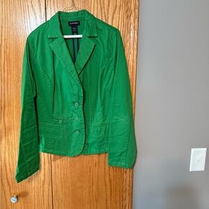 Lane Bryant Vibrant Green Blazer